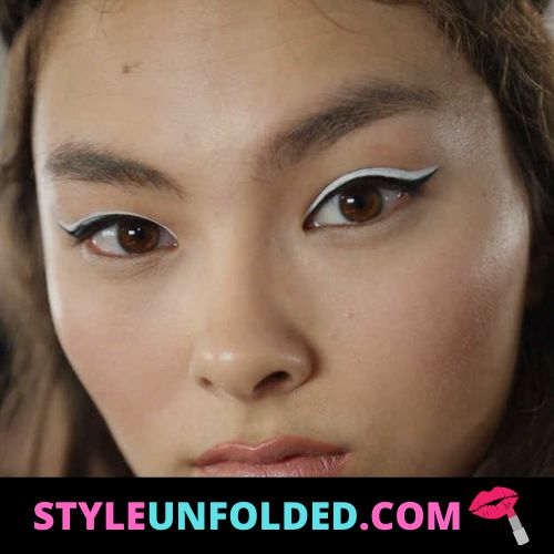 Black and White Eyeliner Look - 5 Best Eyeliner Styles for Monolid Eyes