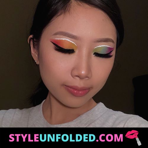 Rainbow Eye Look - 12 Makeup styles for Monolids
