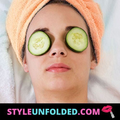 chilled cucumber slices - How to get rid of hooded eyes